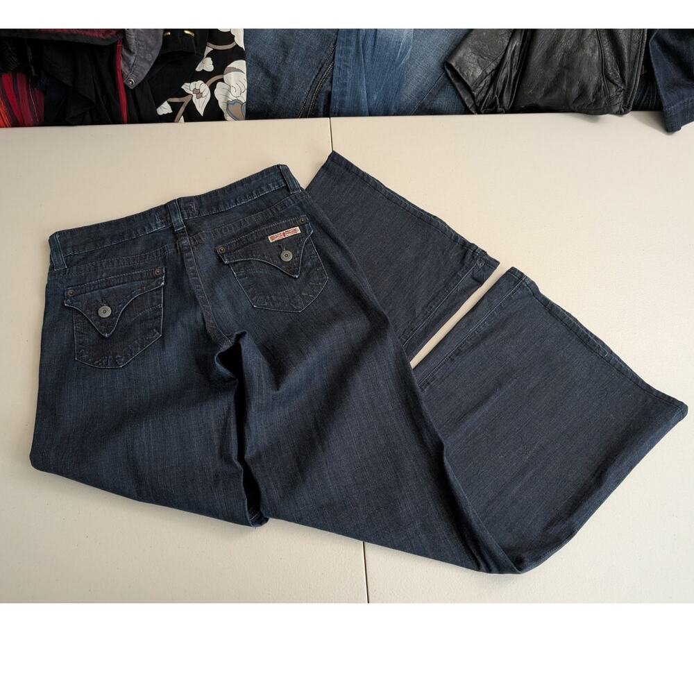 hudson vintage wide leg jeans